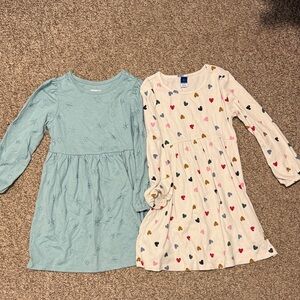 Old Navy Blue and Cream Kids Dresses